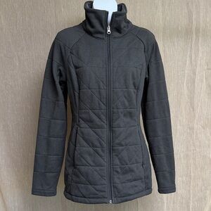 The North Face Women's Black Quilted Full-Zip Puffer Jacket